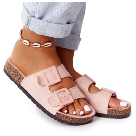 MSMG Mocka Tofflor På Korken Sula Ljusrosa Jennifer