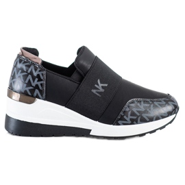 SHELOVET Slip-on svarta sneakers