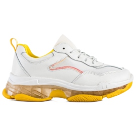 Goodin Läder Sneakers vit