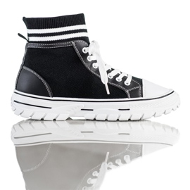 SHELOVET Snygga slip-on sneakers svart