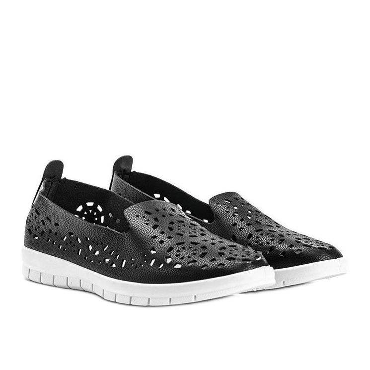 Svarta Amira openwork sneakers