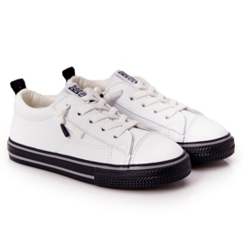 Barns ekoläder-sneakers Big Star HH374037 Vit