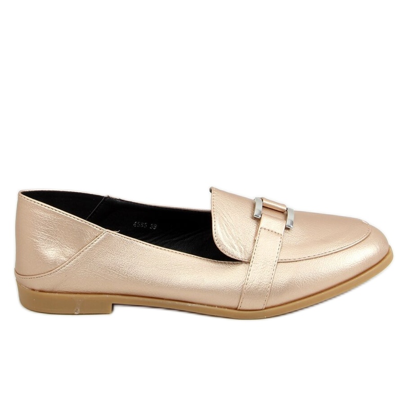 Guld dam loafers 4585 Guld gyllene