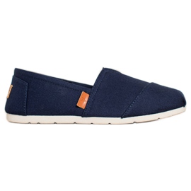 SHELOVET Slip-on marinblå sneakers
