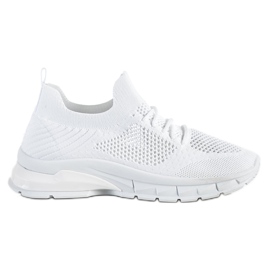 Filippo Snörning, öppet sneakers vit