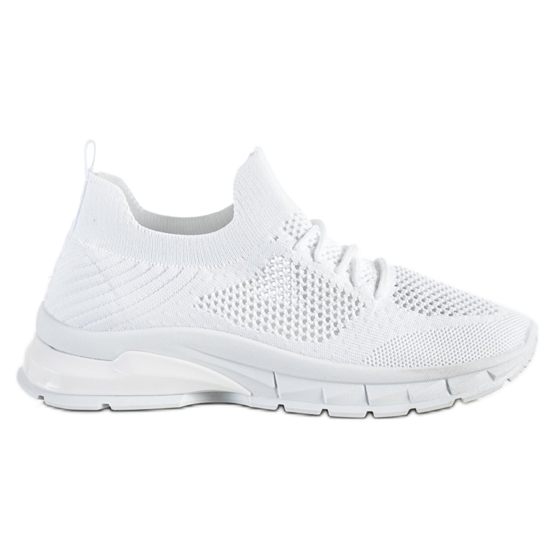 Filippo Snörning, öppet sneakers vit