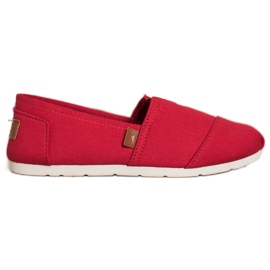 SHELOVET Slip-on röda sneakers