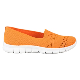 Via Giulia  Bekväma Orange Slipons