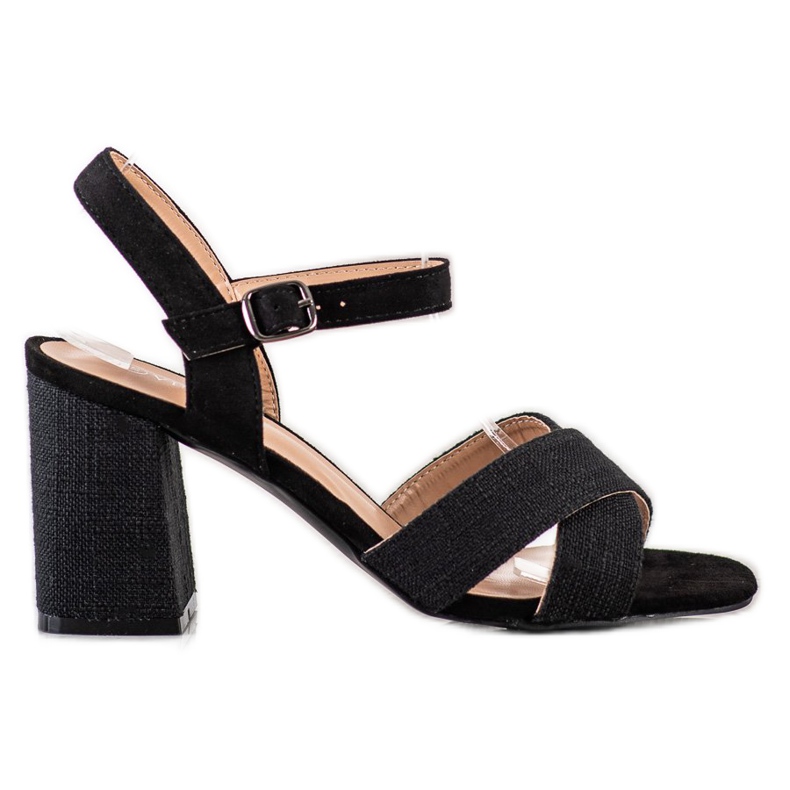 VINCEZA Sandaler med hög klack svart