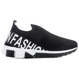 Filippo Fashion Slip-On Sneakers svart