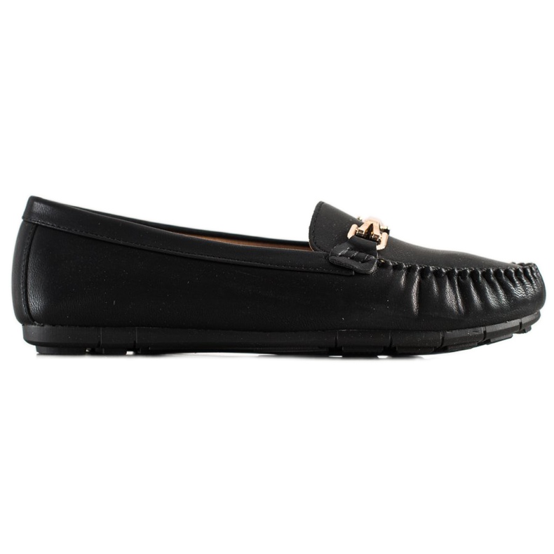 Fama Klassiska svarta loafers