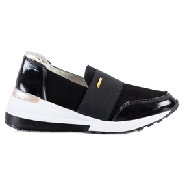 Goodin Svart läder sneakers