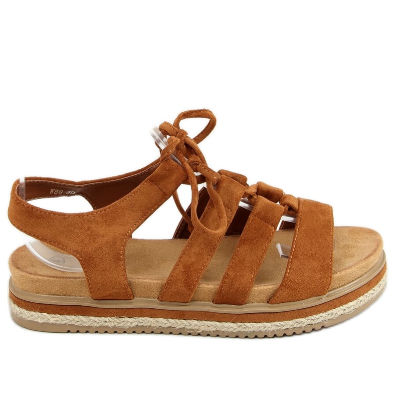 Sandaler espadrilles camel W86 Camel brun