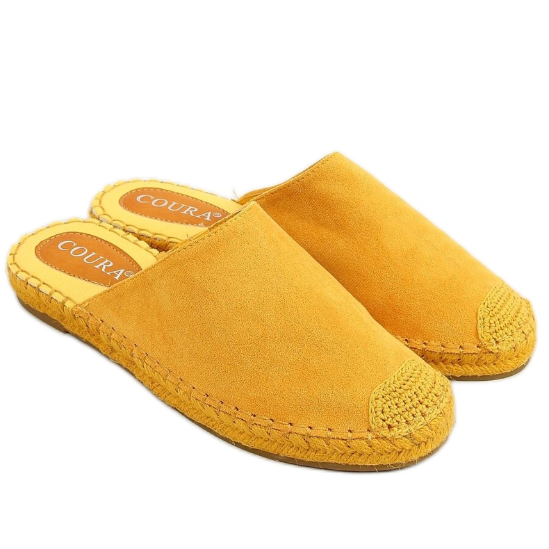 Espadrilles fullfärgad honung 3899 gul