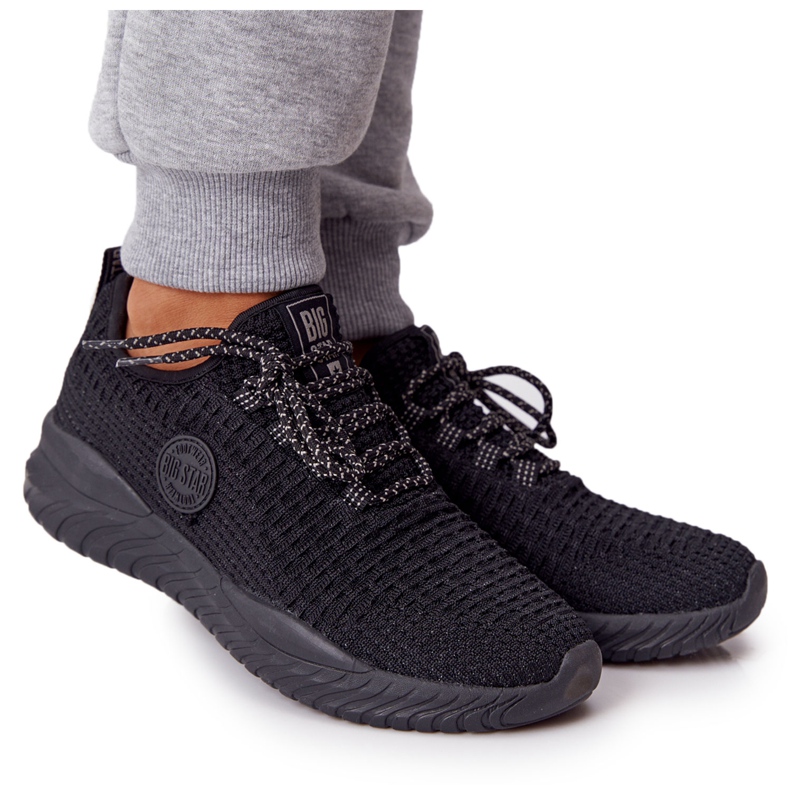 Kvinnors sportskor Memory Foam Big Star HH274298 Svart