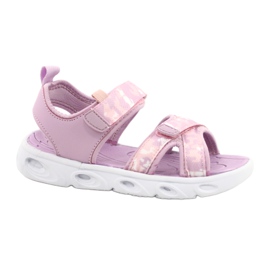 American Club Lätt sportsandaler RL30/21 lila purpur