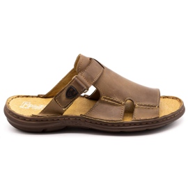 Polbut Tofflor för män 356 brun