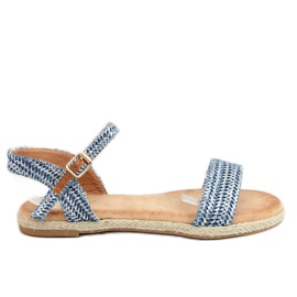 Blå espadrillessandaler L197SA-1 Blå