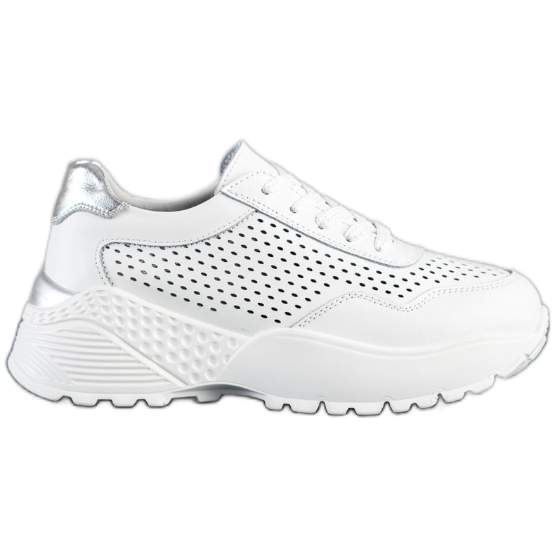 Goodin Moderiktiga läderskor vit