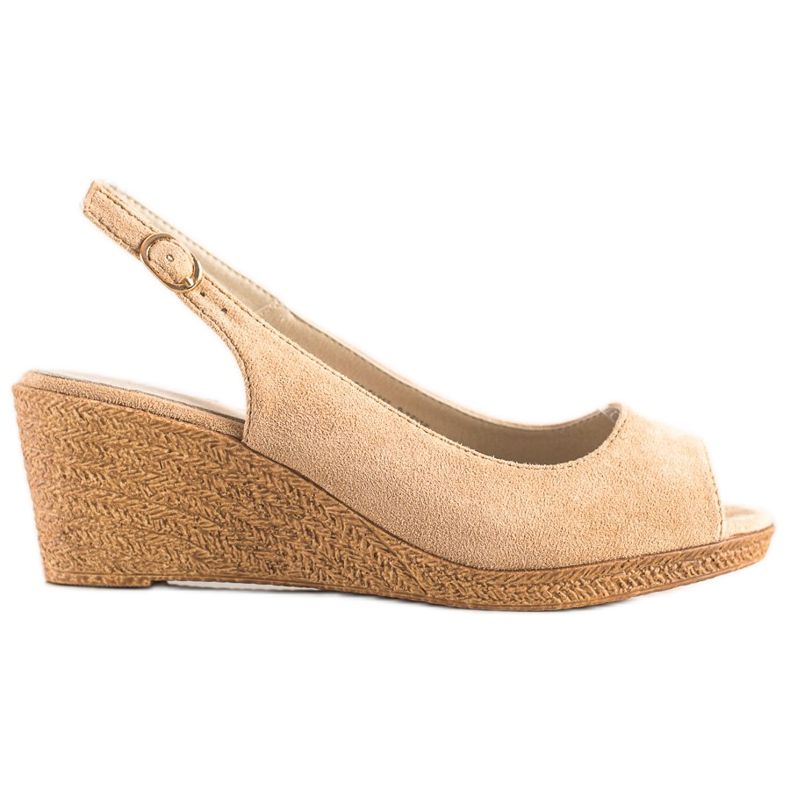 Goodin Casual Wedge Sandals brun
