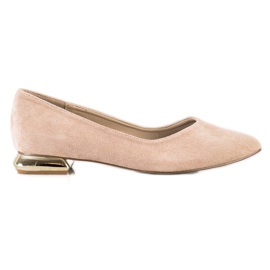 Goodin Flat Heel Pumps beige
