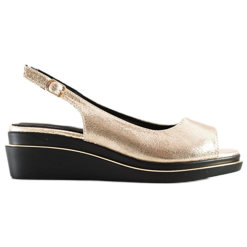 Goodin Glänsande gyllene sandaler