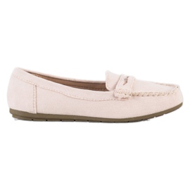 Super Me Beige mocka loafers