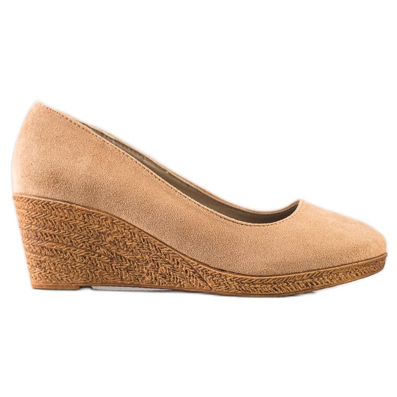 Goodin Lätta kilpumpar beige