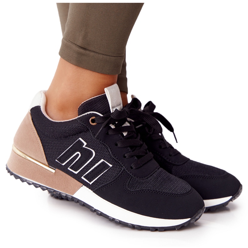 Kvinnors sportskor Sneakers Svart Maddie brun