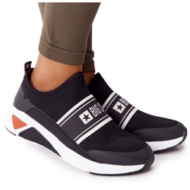 Sportskor Slip-On Memory Foam Big Star HH274536 Svart