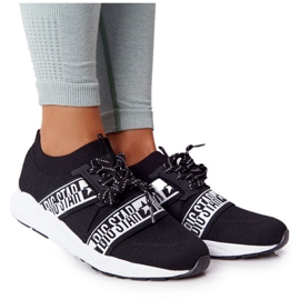 Kvinnors sportskor Memory Foam Big Star HH274359 Svart vit