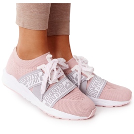 Kvinnors sportskor Memory Foam Big Star HH274353 Rosa