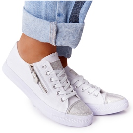 Women's Sneakers White-Silver Festival vit silver-