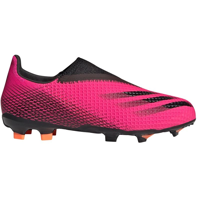 Adidas X Ghosted.3 Ll Fg Jr FY7281 fotbollsskor rosa