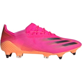 Adidas X Ghosted.1 Sg FW6892 fotbollsskor rosa rosa