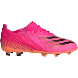 Adidas X Ghosted.1 Fg Jr FW6956 fotbollsskor rosa