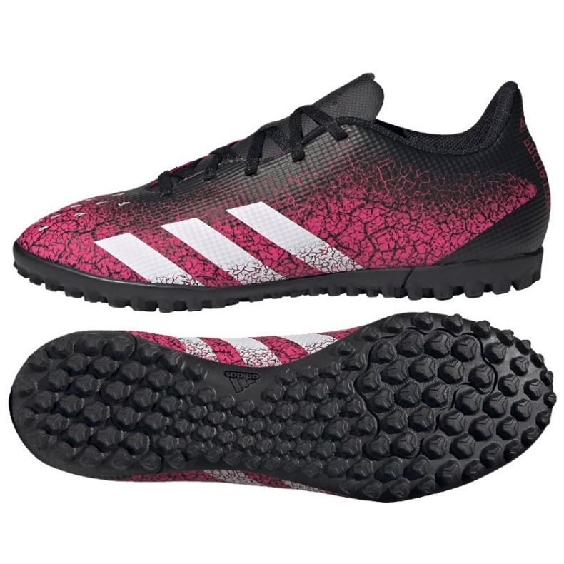 Adidas Predator Freak .4 Tf M FW7525 fotbollsskor mångfärgad rosor och lila