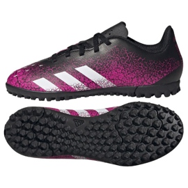 Adidas Predator Freak .4 Tf Jr FW7537 fotbollsskor mångfärgad rosa