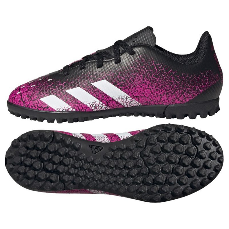 Adidas Predator Freak .4 Tf Jr FW7537 fotbollsskor mångfärgad rosa