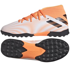 Adidas Nemeziz.3 Tf Jr FW7361 fotbollsskor mångfärgad vit