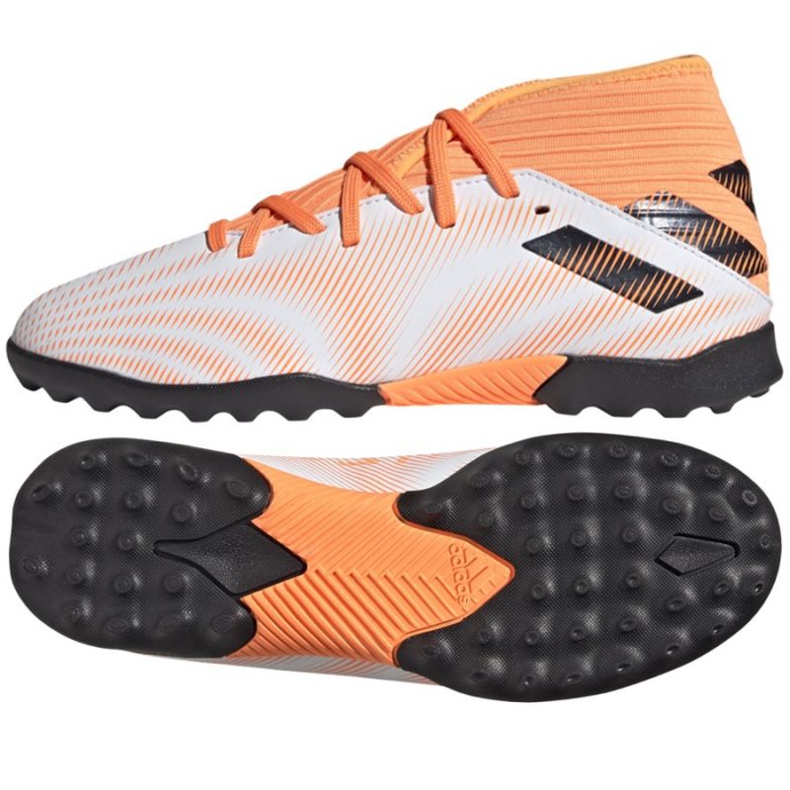 Adidas Nemeziz.3 Tf Jr FW7361 fotbollsskor mångfärgad vit