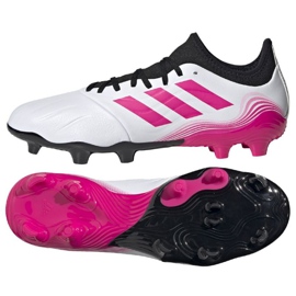 Adidas Copa Sense.3 Fg M FW7934 fotbollsskor marinblått, vitt, rosa vit