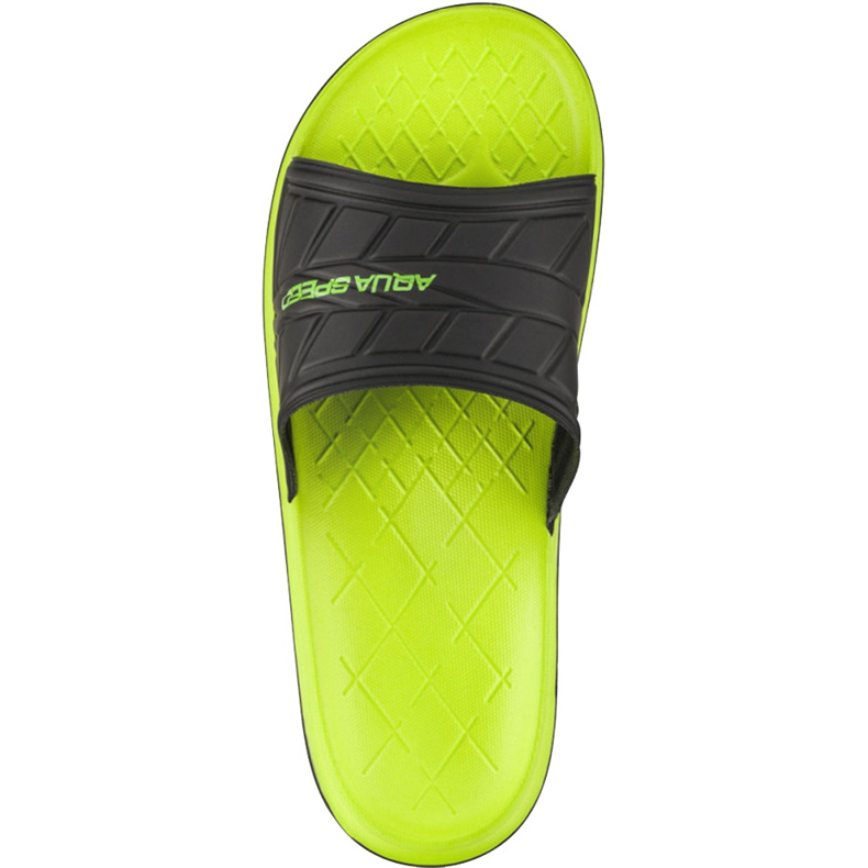 Aqua-Speed ​​Aspen tofflor grön och svart kol.38