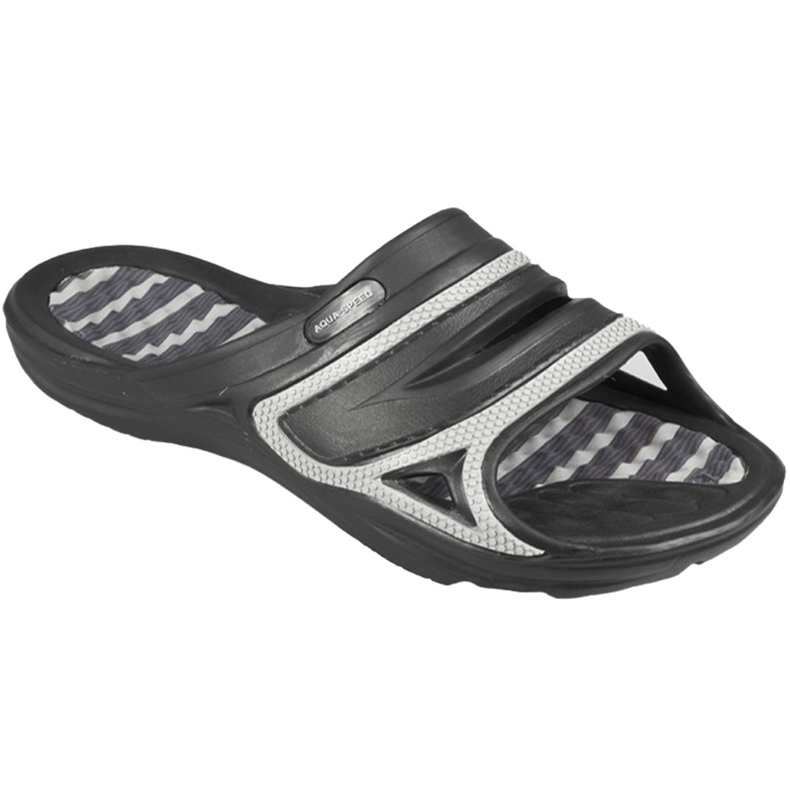 Aqua-Speed ​​Tahiti tofflor herr svart kol.07