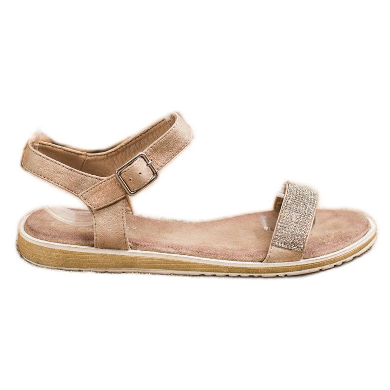 S. BARSKI Sandaler med Cubic Zirconia S.BARSKI brun