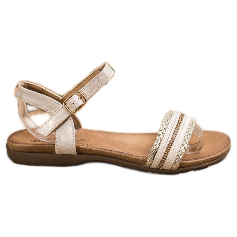Golden Sandals av S. BARSKI gyllene