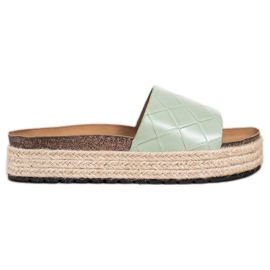 SHELOVET Tofflor På Plattformen grön