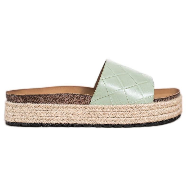 SHELOVET Tofflor På Plattformen grön