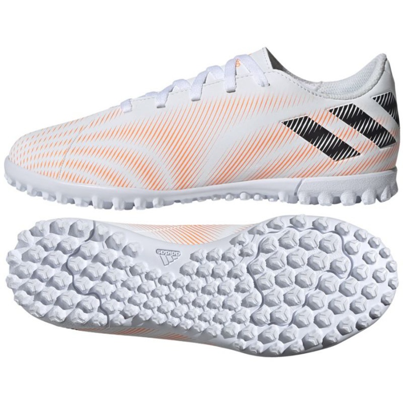 Adidas Nemeziz.4 Tf Jr FW7359 fotbollsskor mångfärgad vit
