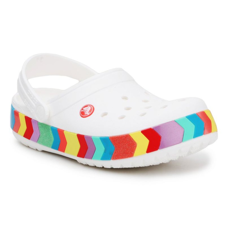 Crocs Crocband Chevron Beaded Clog K 207007-100 vit